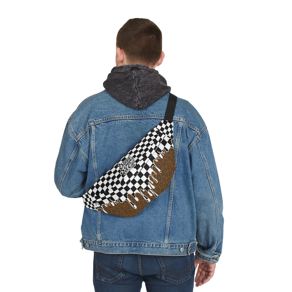 Drip Check Large Fanny Pack