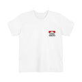 Pocket T-Shirt — "WARNING: Common side effects include elevated confidence" Graphic Tee
