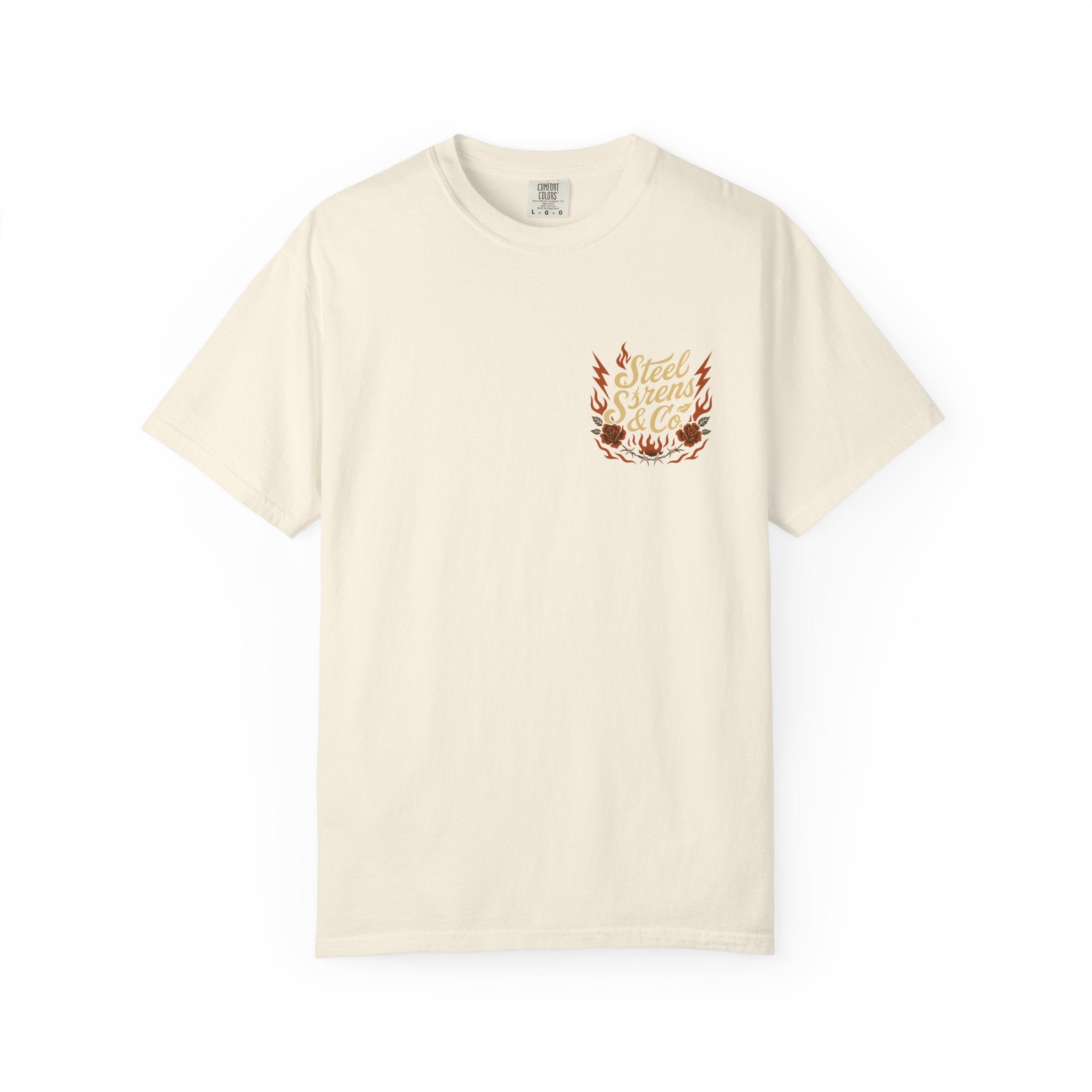 Leo Born, Fire Forged Garment-Dyed T-shirt