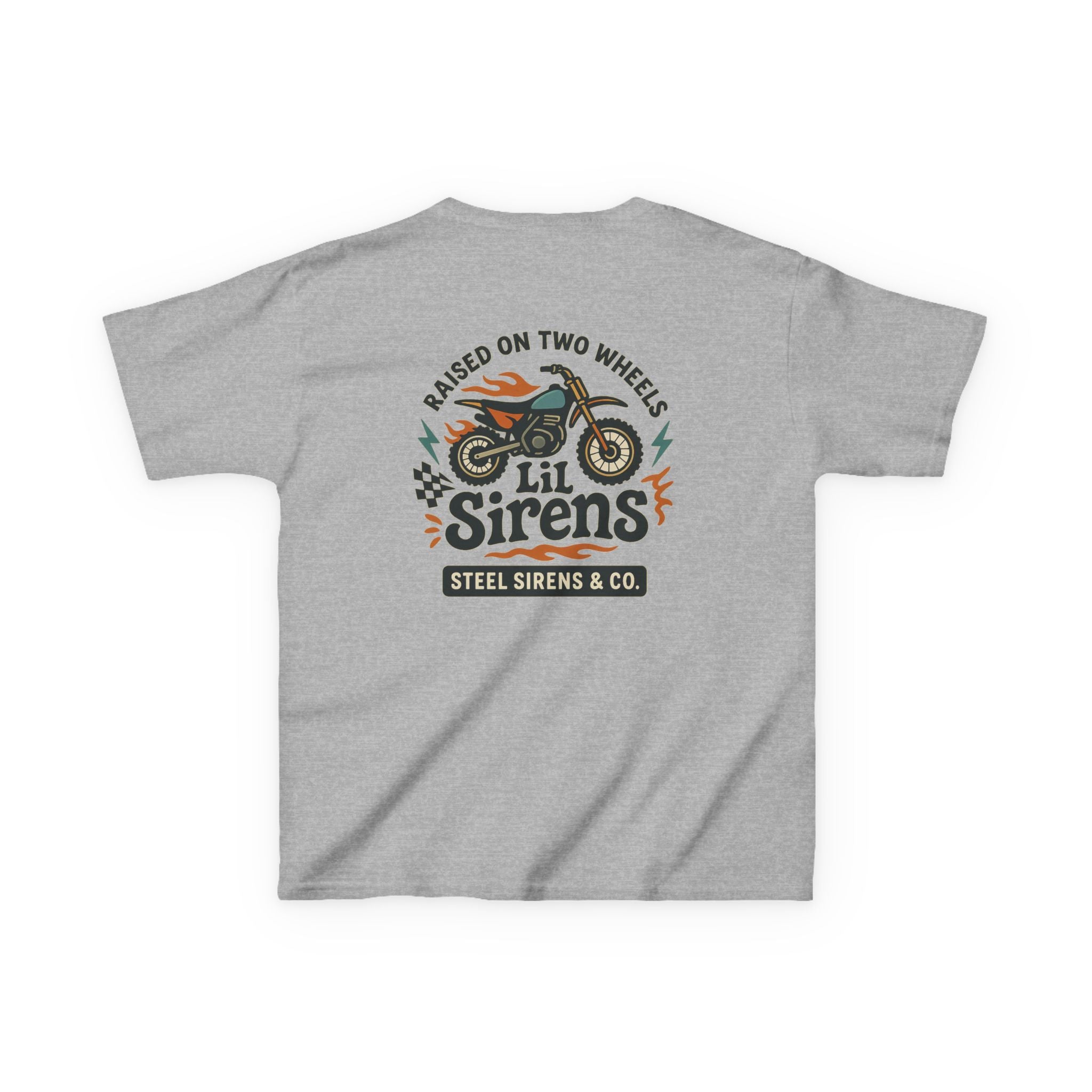 Raised on Two Wheels Youth Tee
