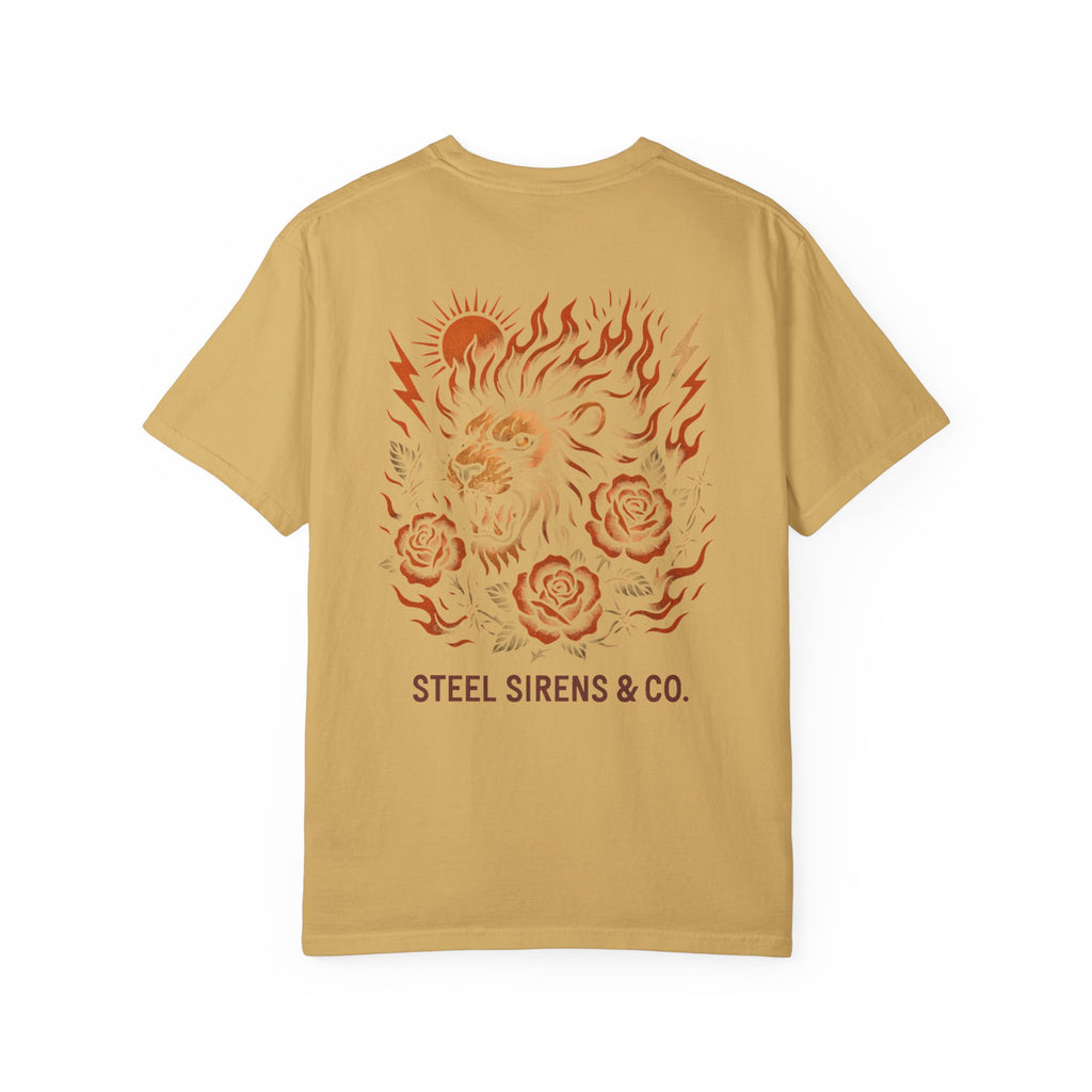 Leo Born, Fire Forged Garment-Dyed T-shirt