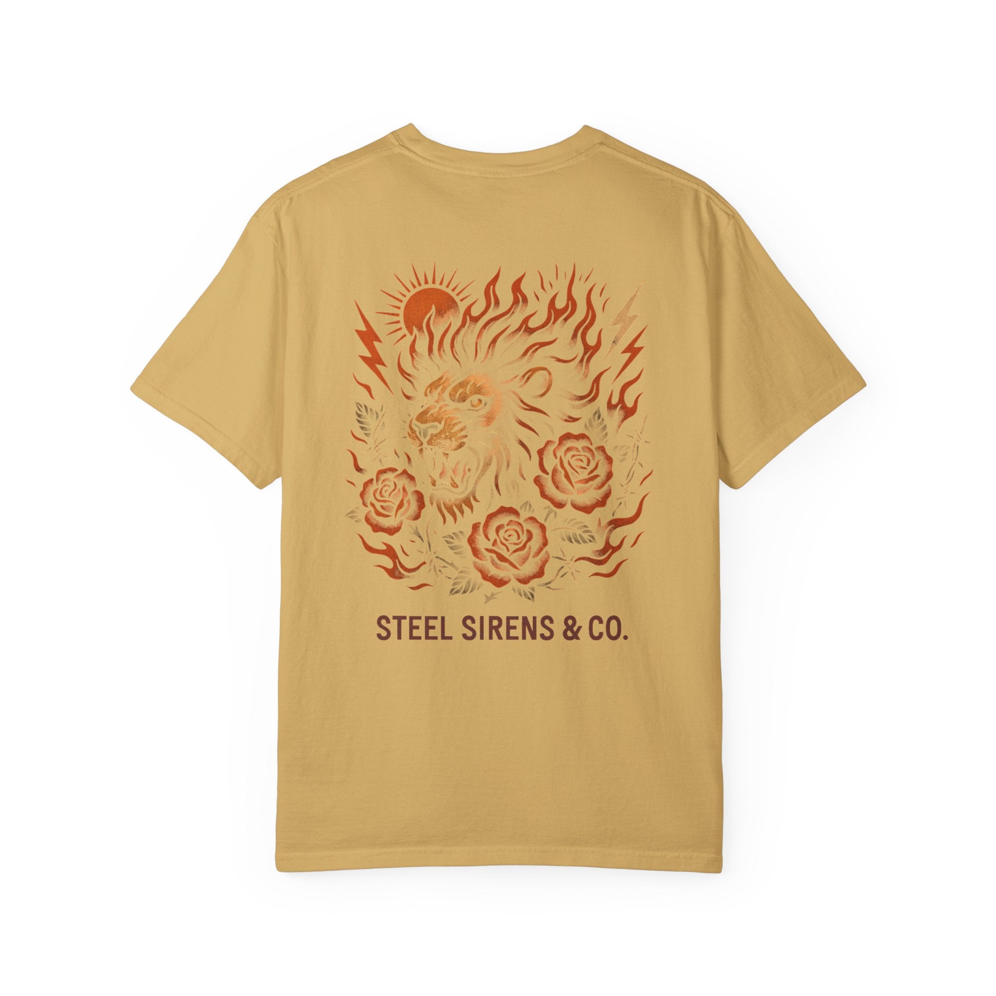 Leo Born, Fire Forged Garment-Dyed T-shirt