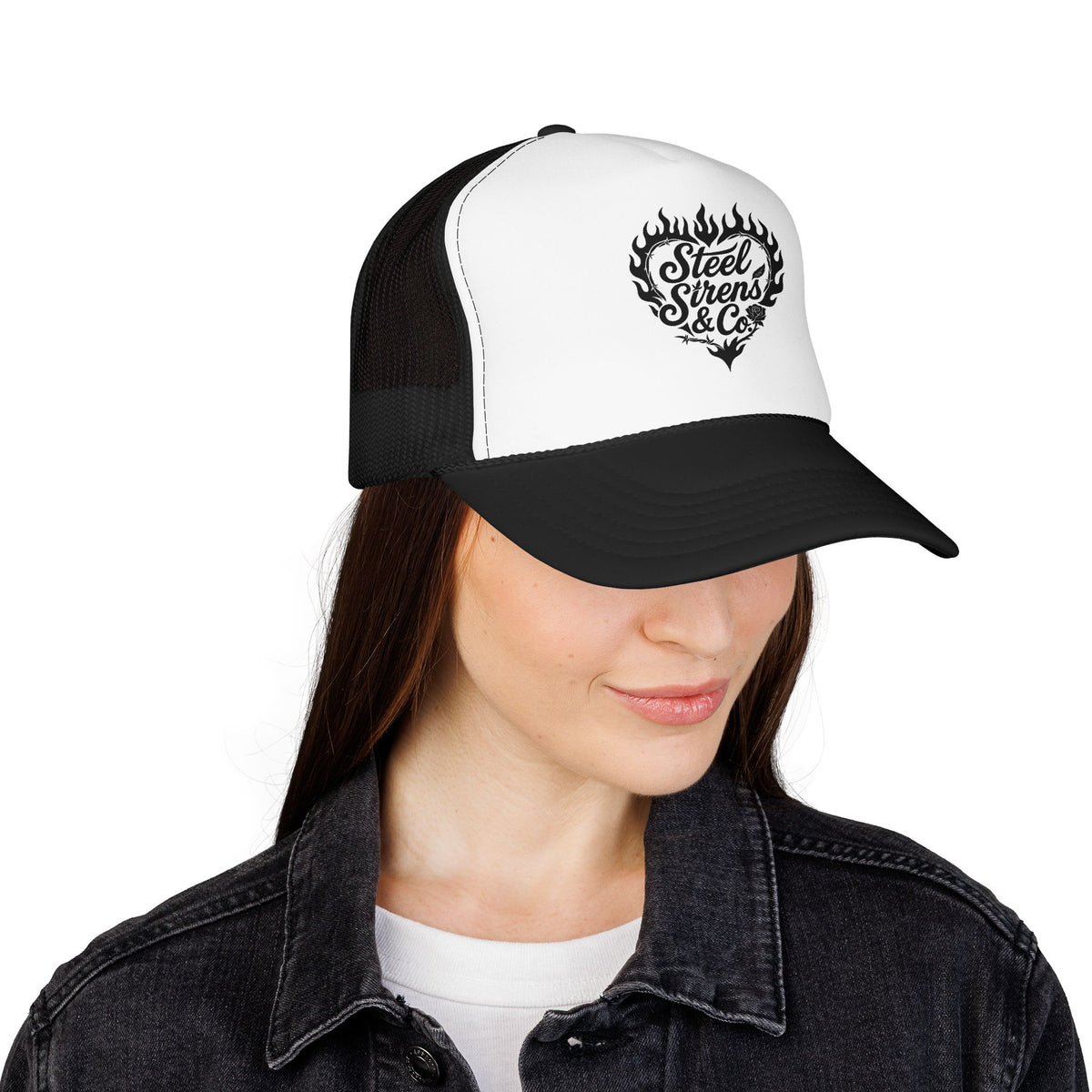 Heart on Fire Foam Trucker Hat