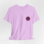 Motherhood Graphic Tee — 'Motherhood' Pink Checkerboard Logo T‑Shirt