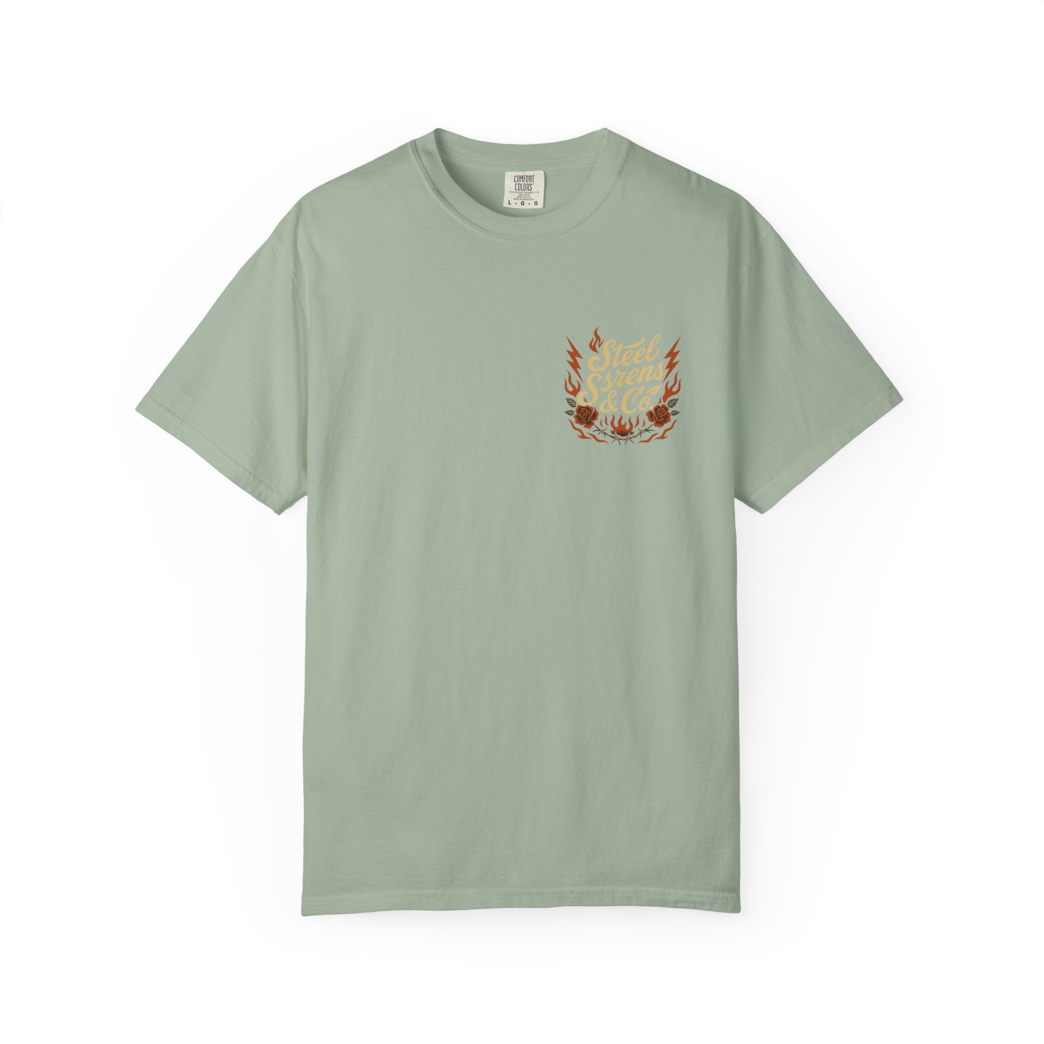 Leo Born, Fire Forged Garment-Dyed T-shirt