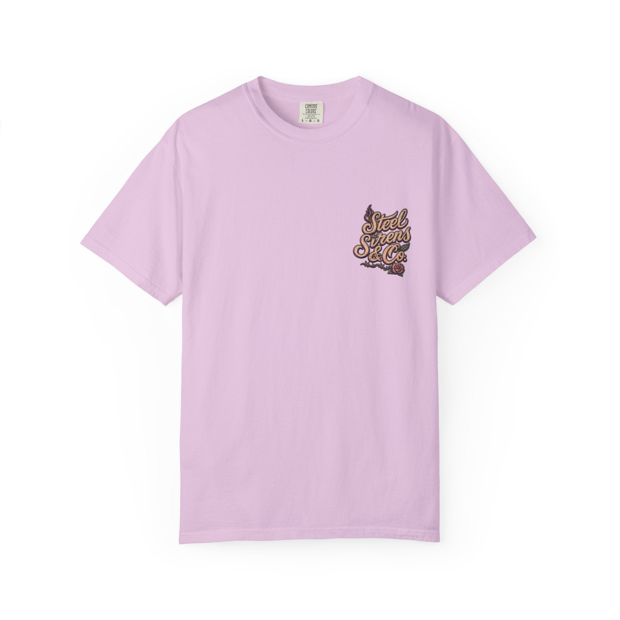 Steel Sirens Tee — Vintage Floral All-Seeing Eye Graphic T-Shirt