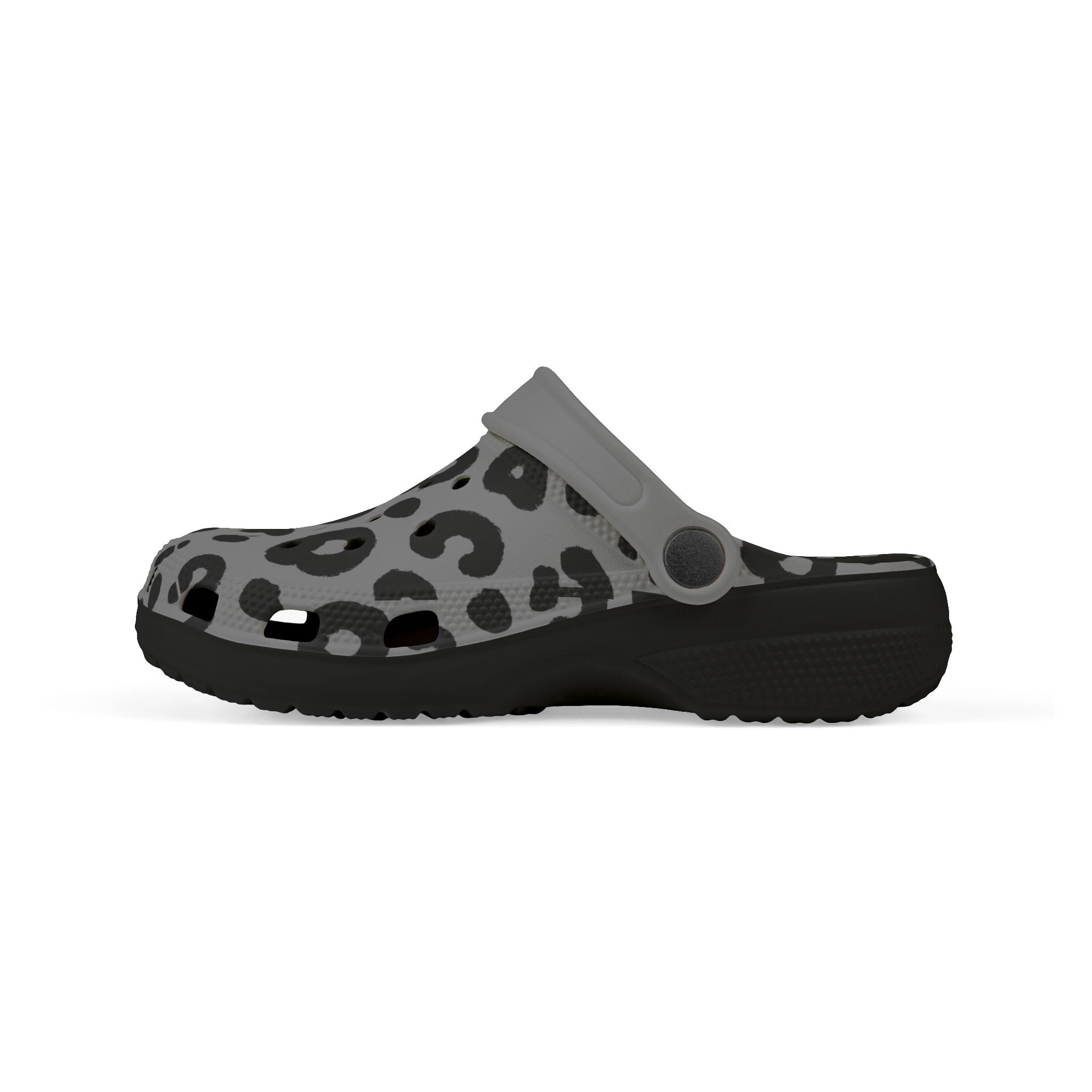 Wild Leopard Kids Clogs