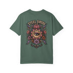 Steel Sirens Tee — Vintage Floral All-Seeing Eye Graphic T-Shirt
