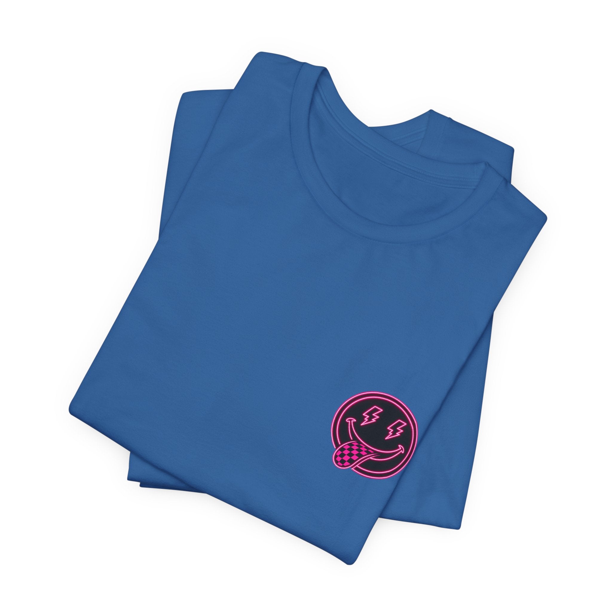 Motherhood Graphic Tee — 'Motherhood' Pink Checkerboard Logo T‑Shirt