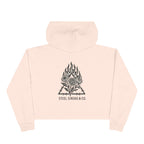 Burn & Bloom Crop Hoodie