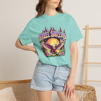 Steel Sirens Graphic T-Shirt — Retro Eagle Sunset Band Tee