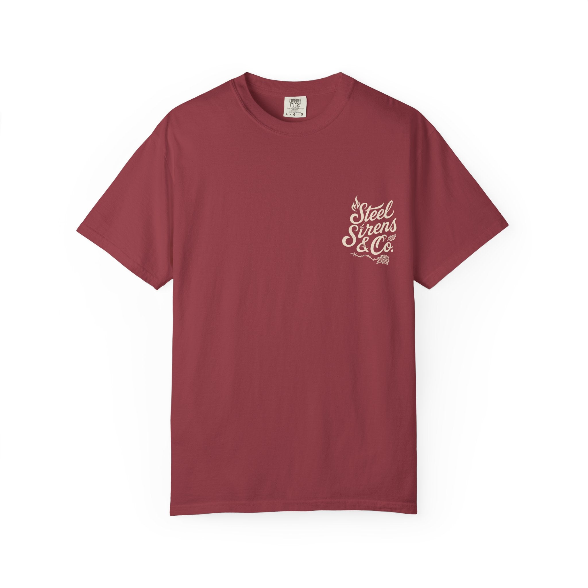 Built to Rise Graphic T-Shirt — Steel Sirens Co. Chest Logo