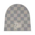 Baby Beanie — Steel Sirens Checker Knit Baby Hat