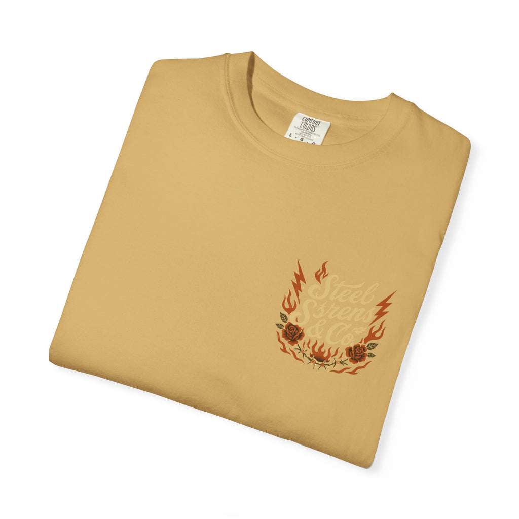 Leo Born, Fire Forged Garment-Dyed T-shirt