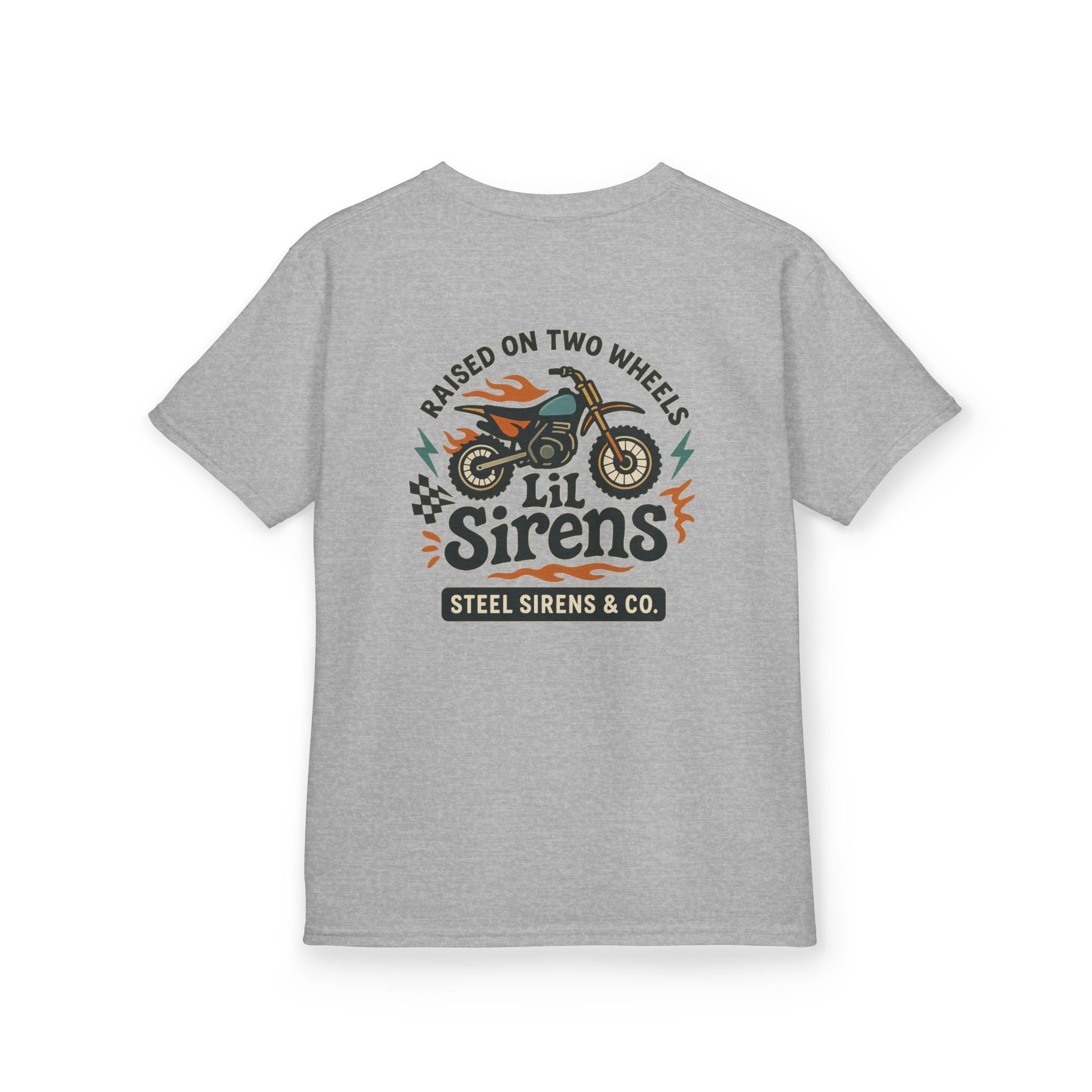 Raised on Two Wheels Youth Tee