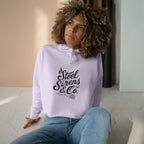 Burn & Bloom Crop Hoodie