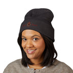 Steel Sirens Flame Crest Embroidered Beanie