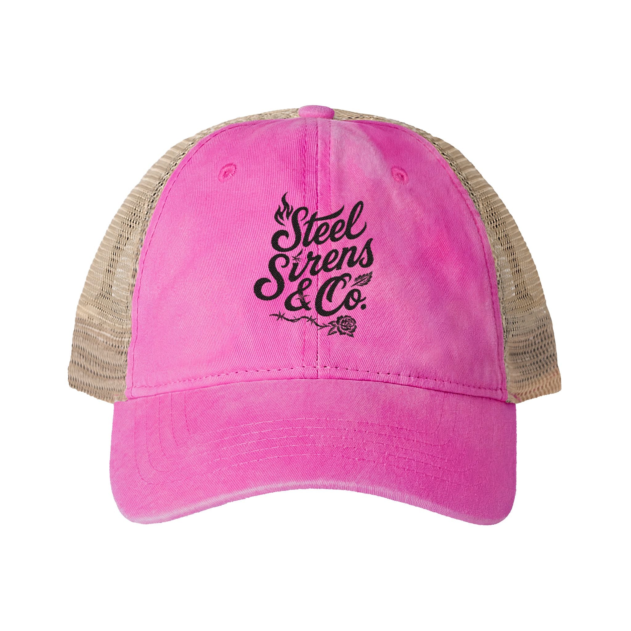 Women's Washed Mesh-Back Cap