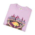 Steel Sirens Graphic T-Shirt — Retro Eagle Sunset Band Tee