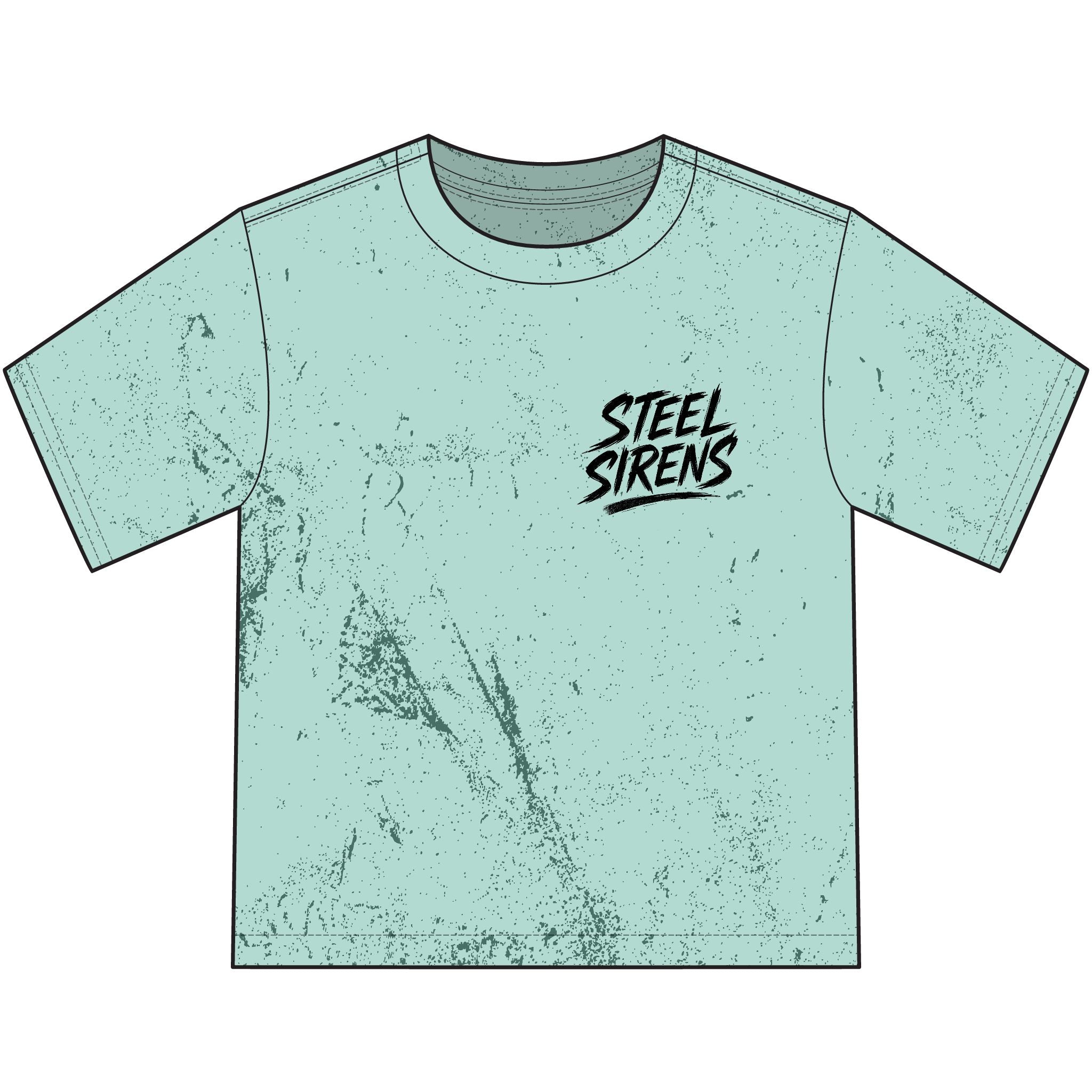 Steel Sirens Youth T‑Shirt — Vintage Dagger & Roses Graphic Tee