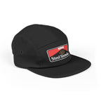 Steel Sirens & Co. Embroidered 5-Panel Cap — Khaki Vintage Patch Hat