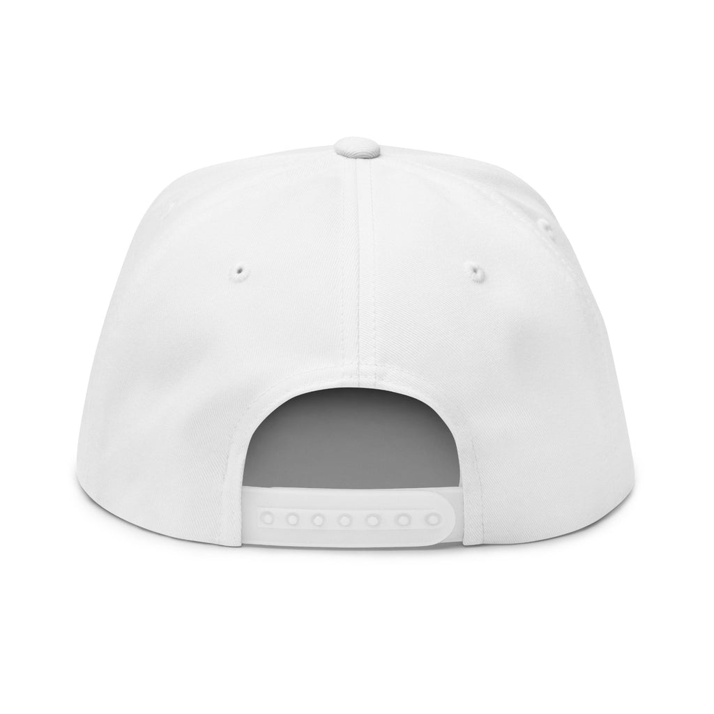 Flat Bill Cap — 'Steel Sirens & Co' Embroidered Laurel Snapback