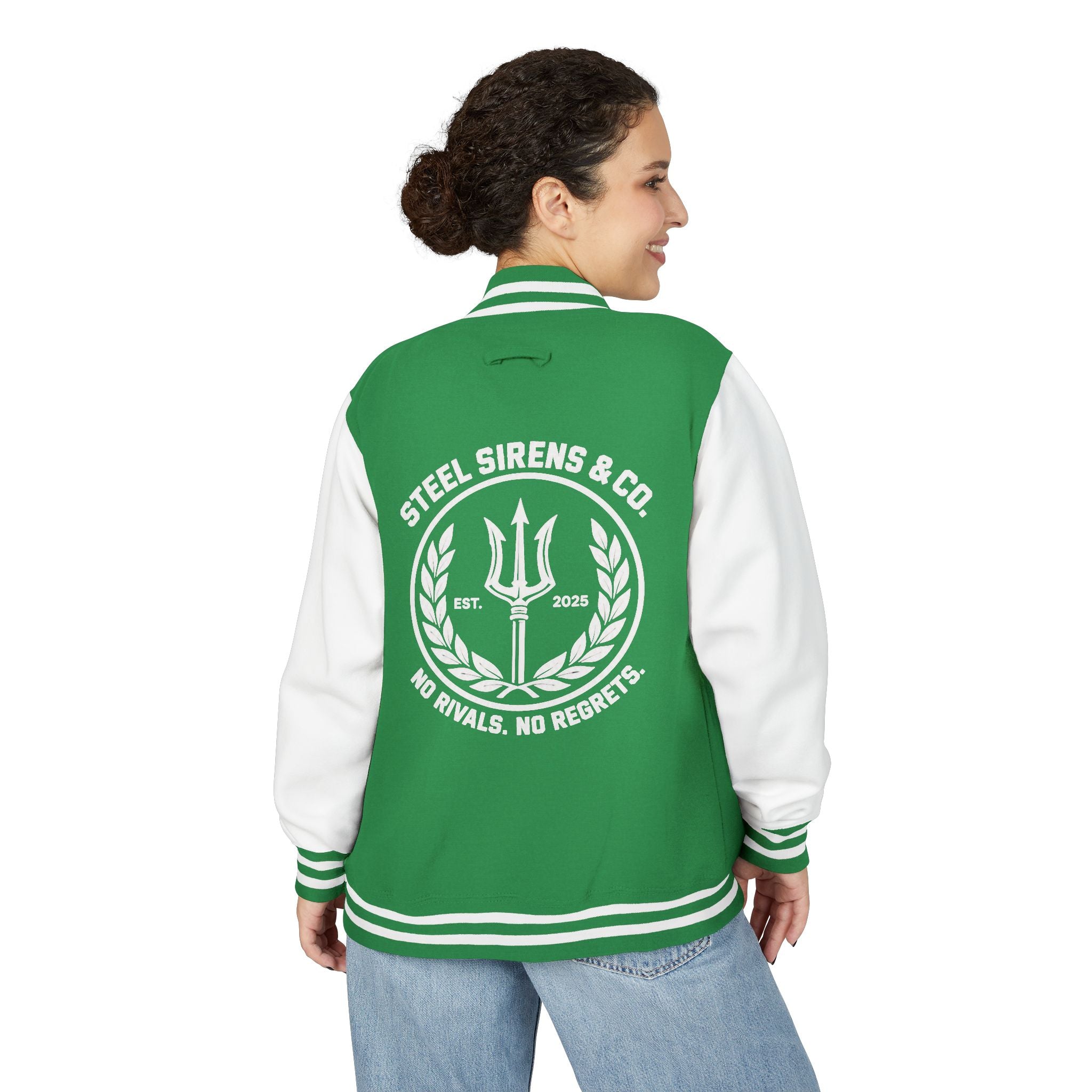 Letterman Jacket — Steel Sirens Crest Varsity Jacket