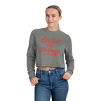 Live Full, Die Empty Cropped Crewneck