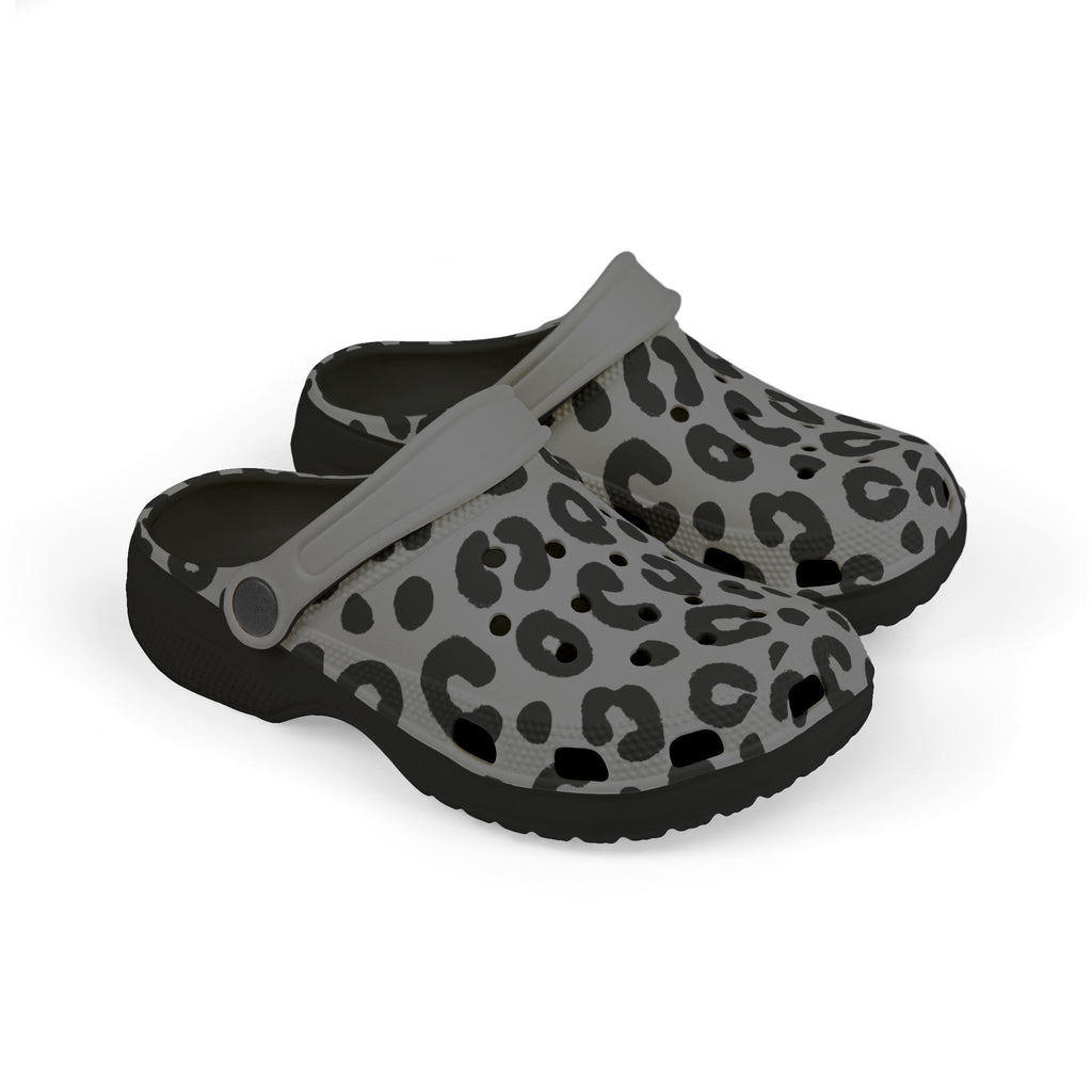 Wild Leopard Kids Clogs