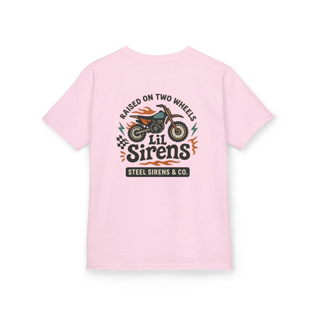 Raised on Two Wheels Youth Tee