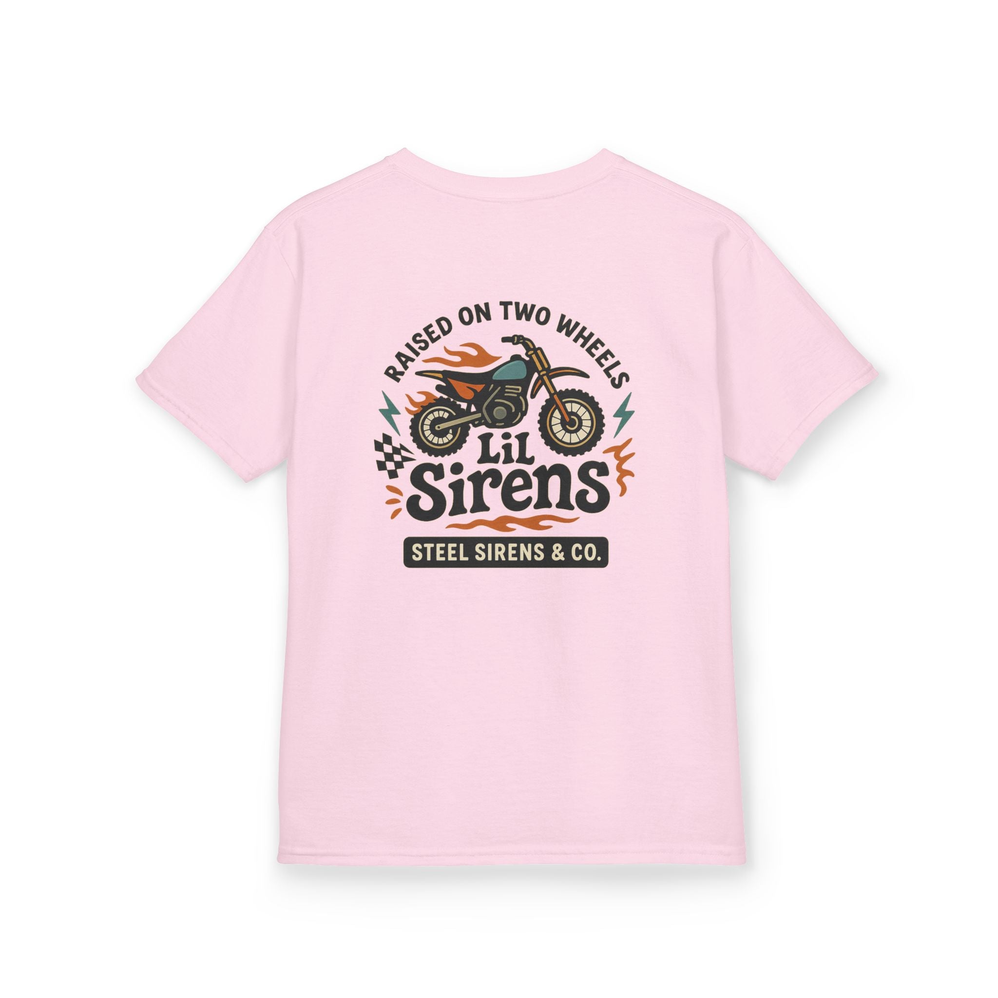 Raised on Two Wheels Youth Tee