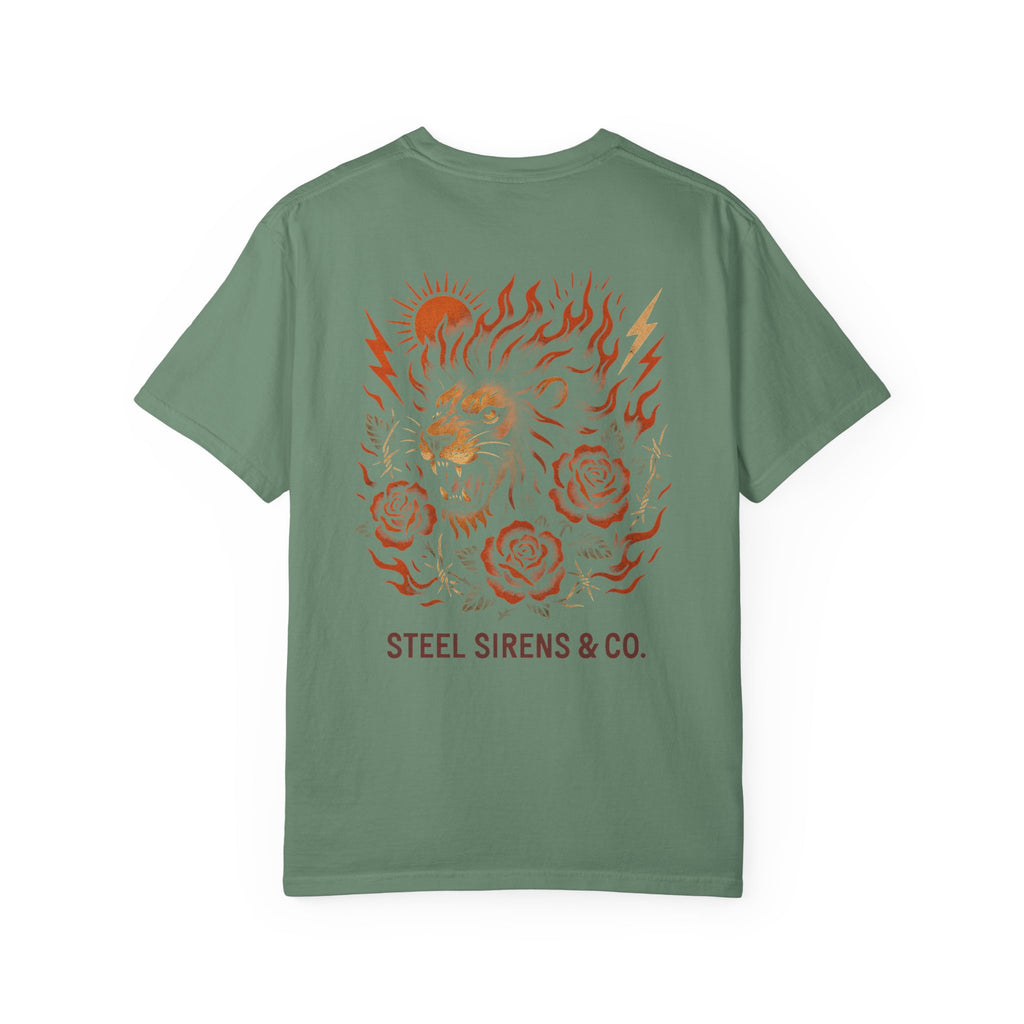 Leo Born, Fire Forged Garment-Dyed T-shirt