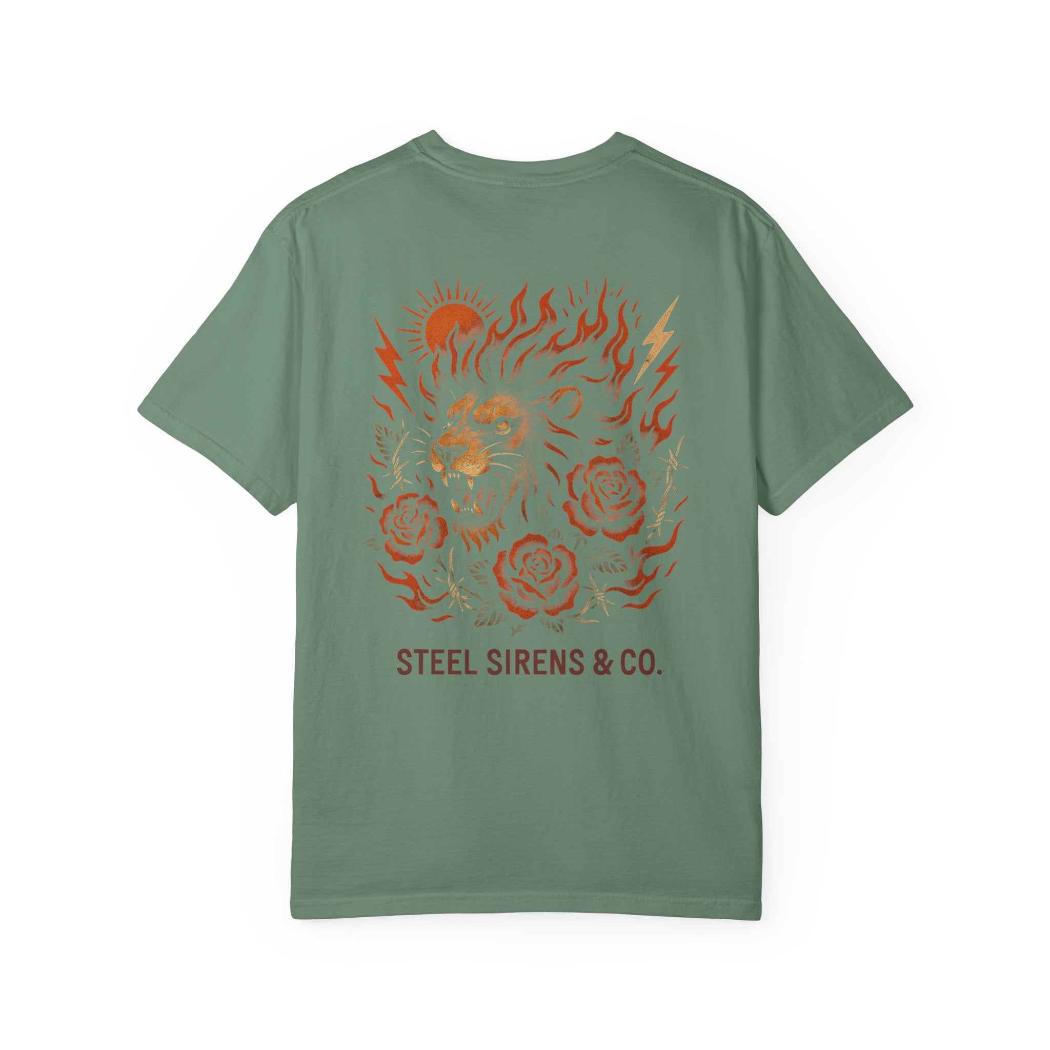 Leo Born, Fire Forged Garment-Dyed T-shirt