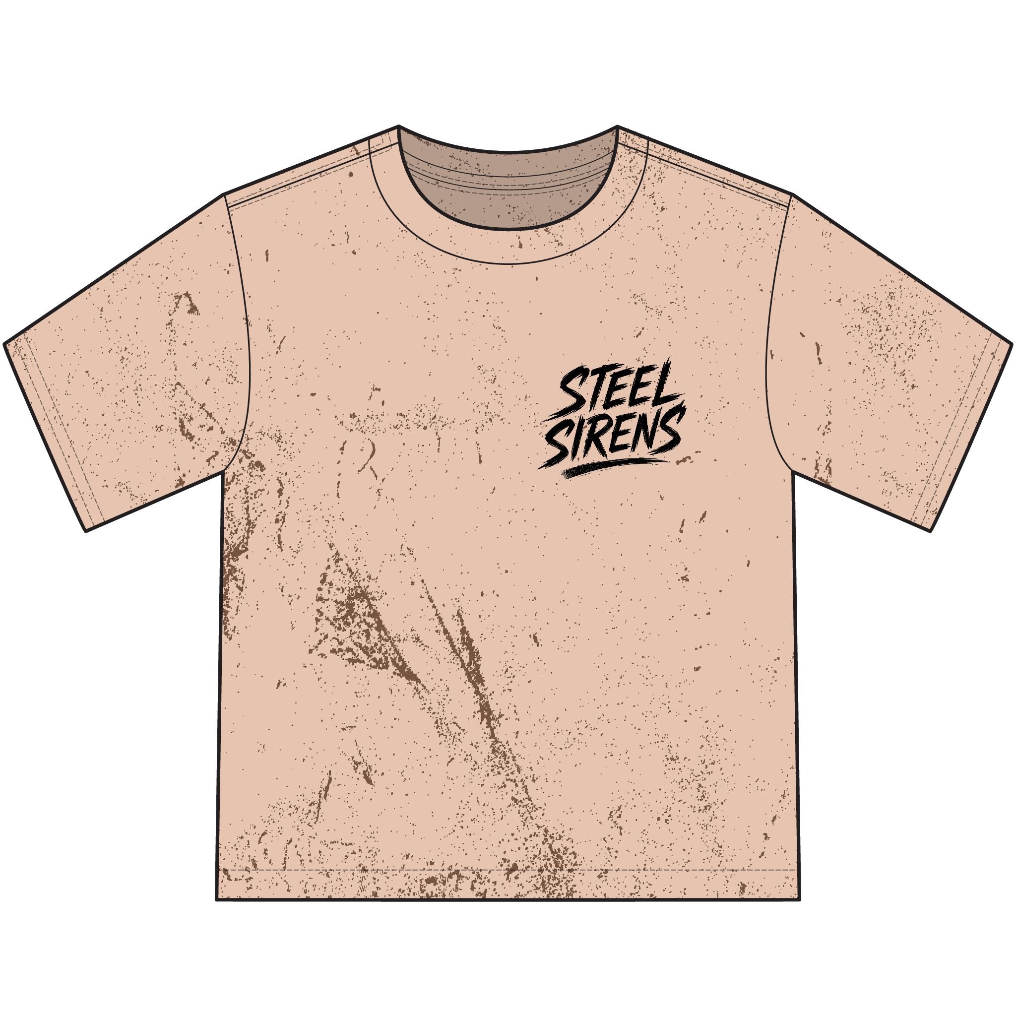 Steel Sirens Youth T‑Shirt — Vintage Dagger & Roses Graphic Tee