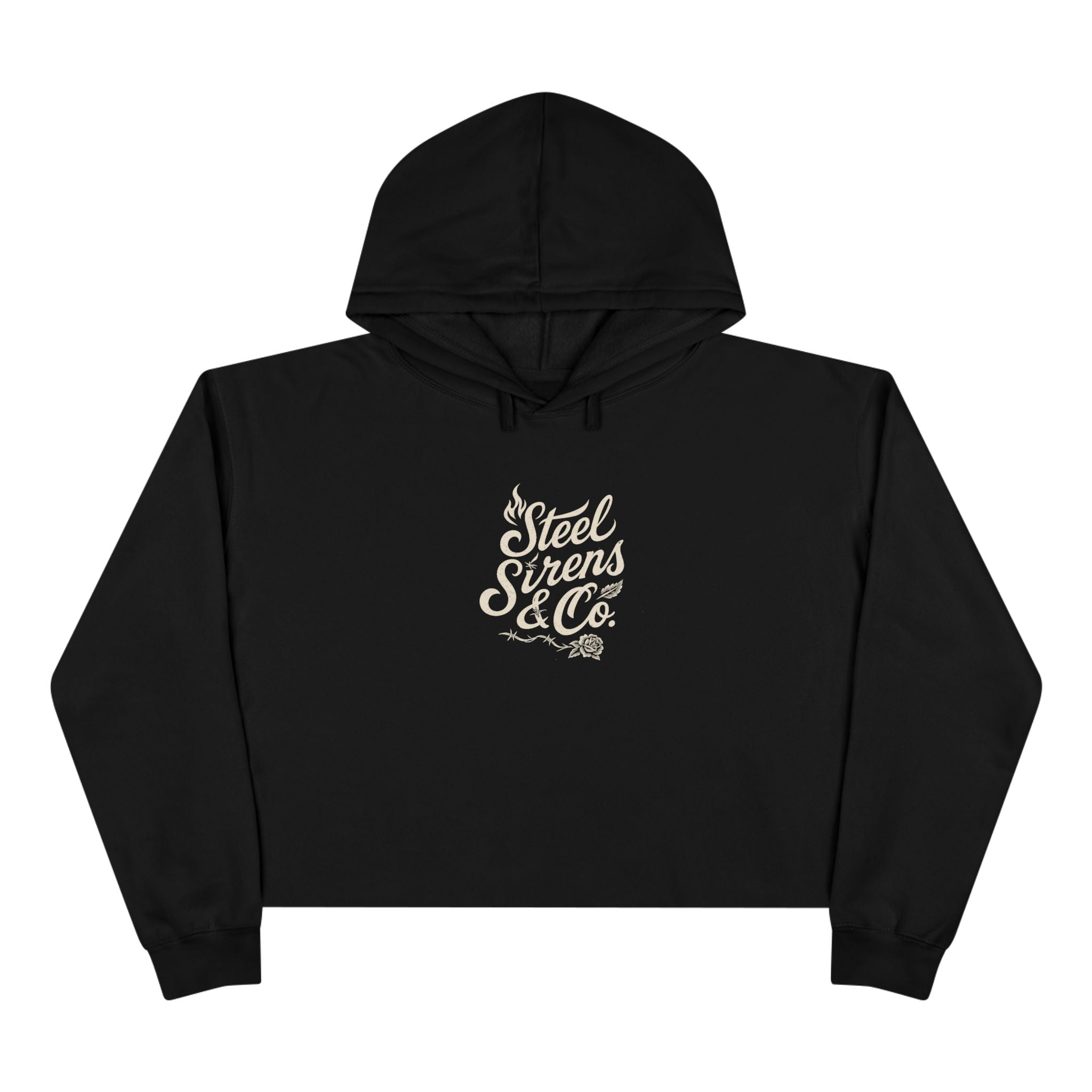 Classic Medusa Cropped Hoodie