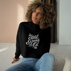 Burn & Bloom Crop Hoodie
