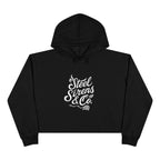Burn & Bloom Crop Hoodie