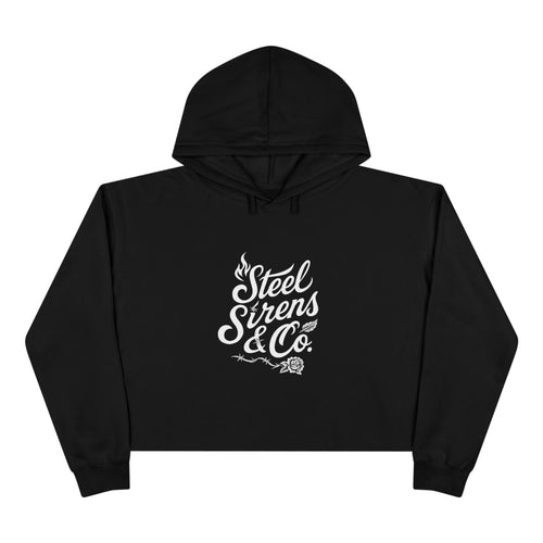Burn & Bloom Crop Hoodie