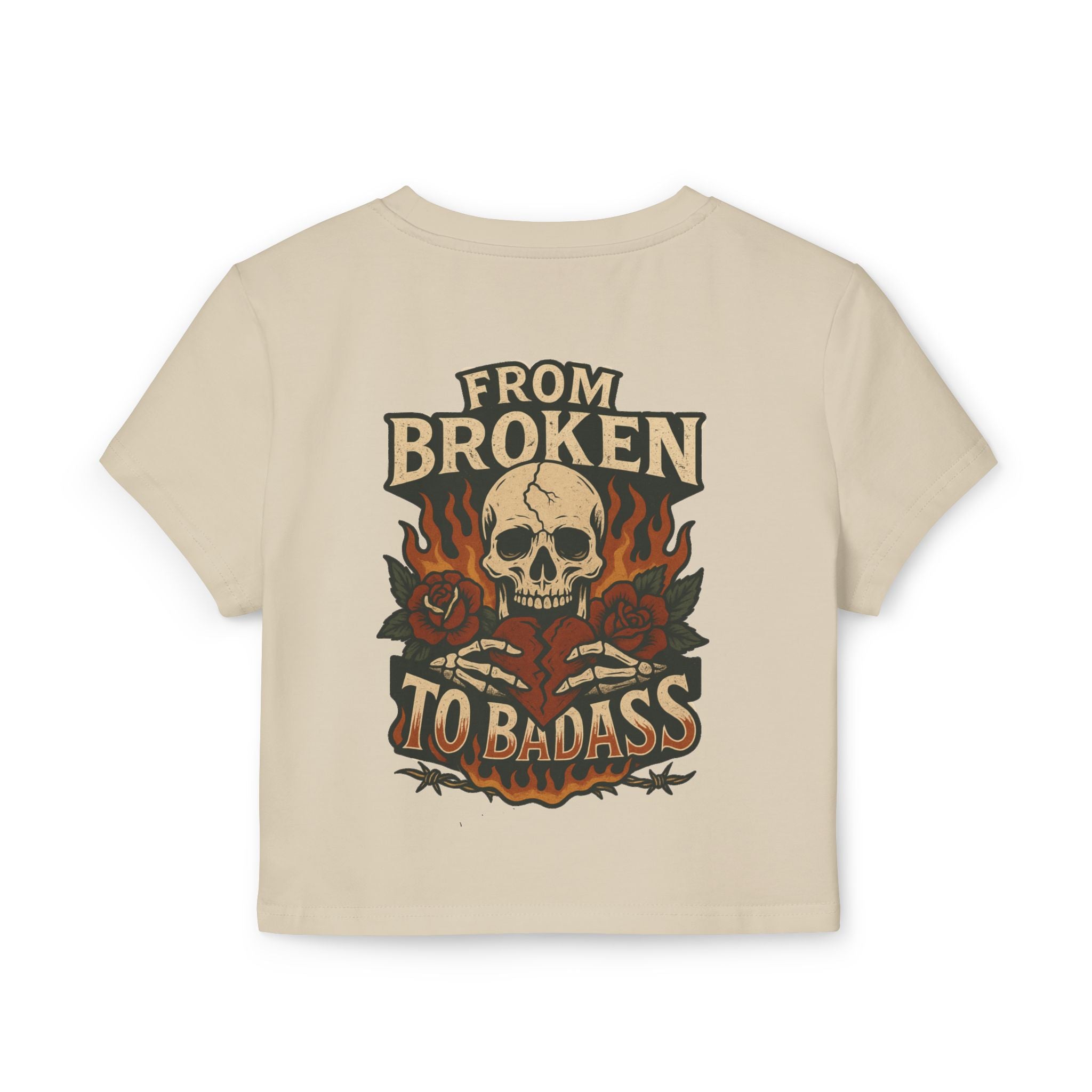 Broken to Badass Crop Tee