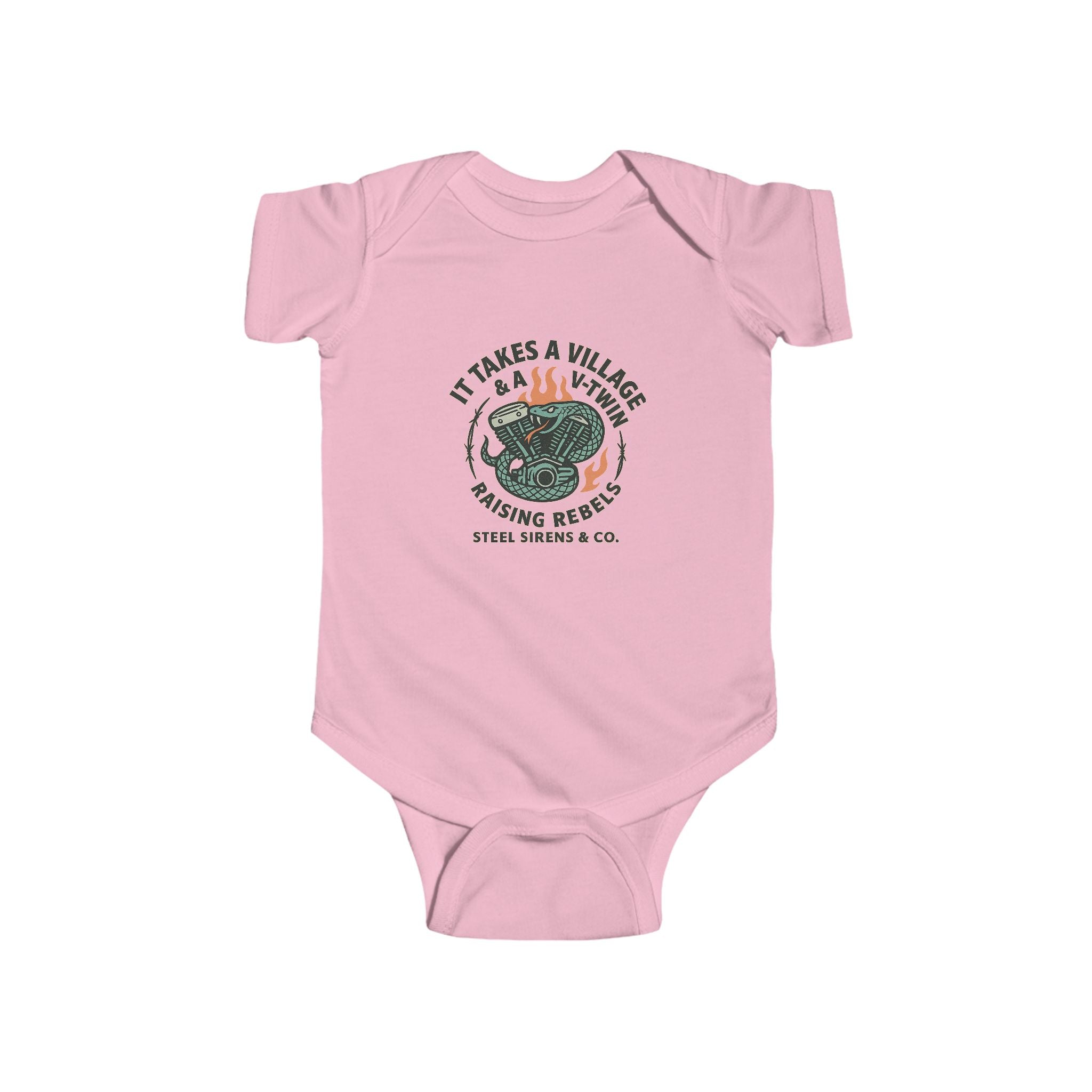 Village & a V-Twin Rebel Onesie
