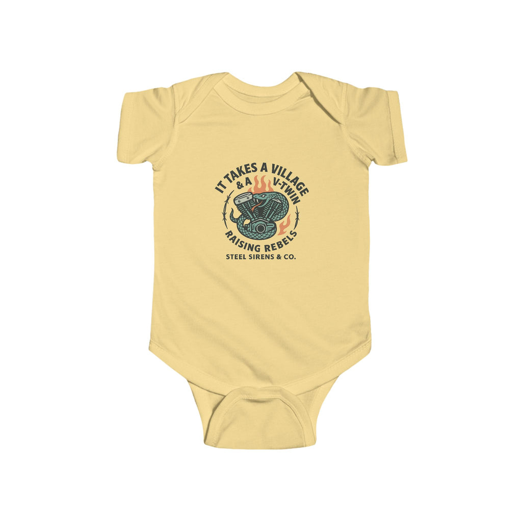 Village & a V-Twin Rebel Onesie