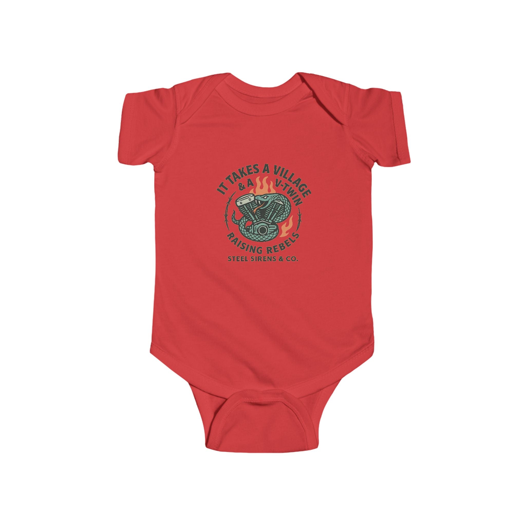 Village & a V-Twin Rebel Onesie