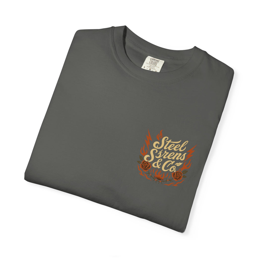 Leo Born, Fire Forged Garment-Dyed T-shirt