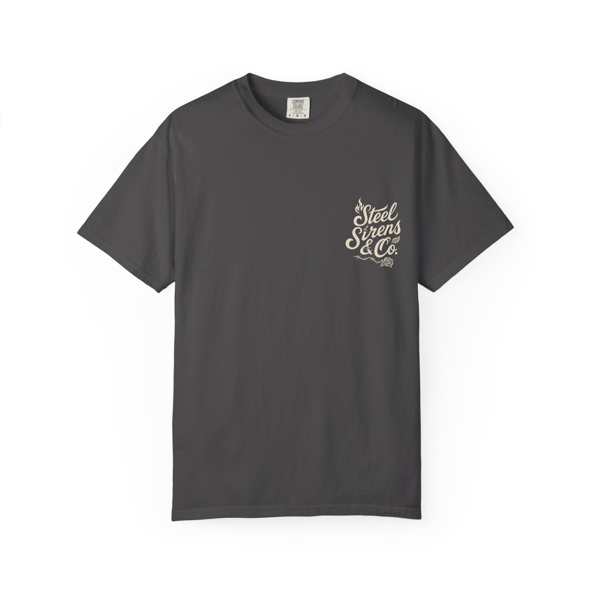 Built to Rise Graphic T-Shirt — Steel Sirens Co. Chest Logo