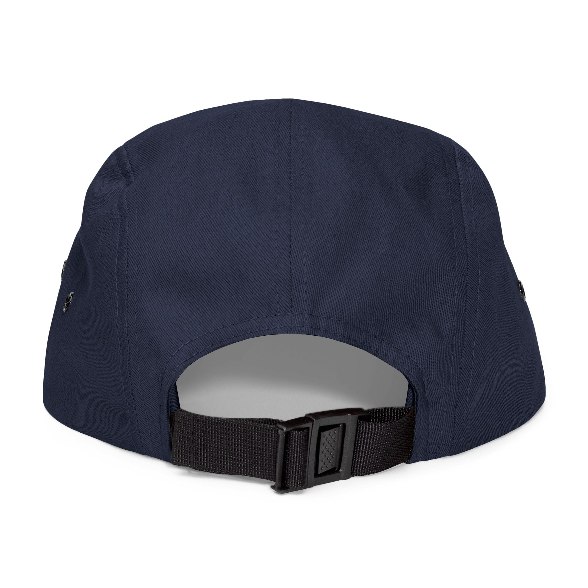 Steel Sirens & Co. Embroidered 5-Panel Cap — Khaki Vintage Patch Hat