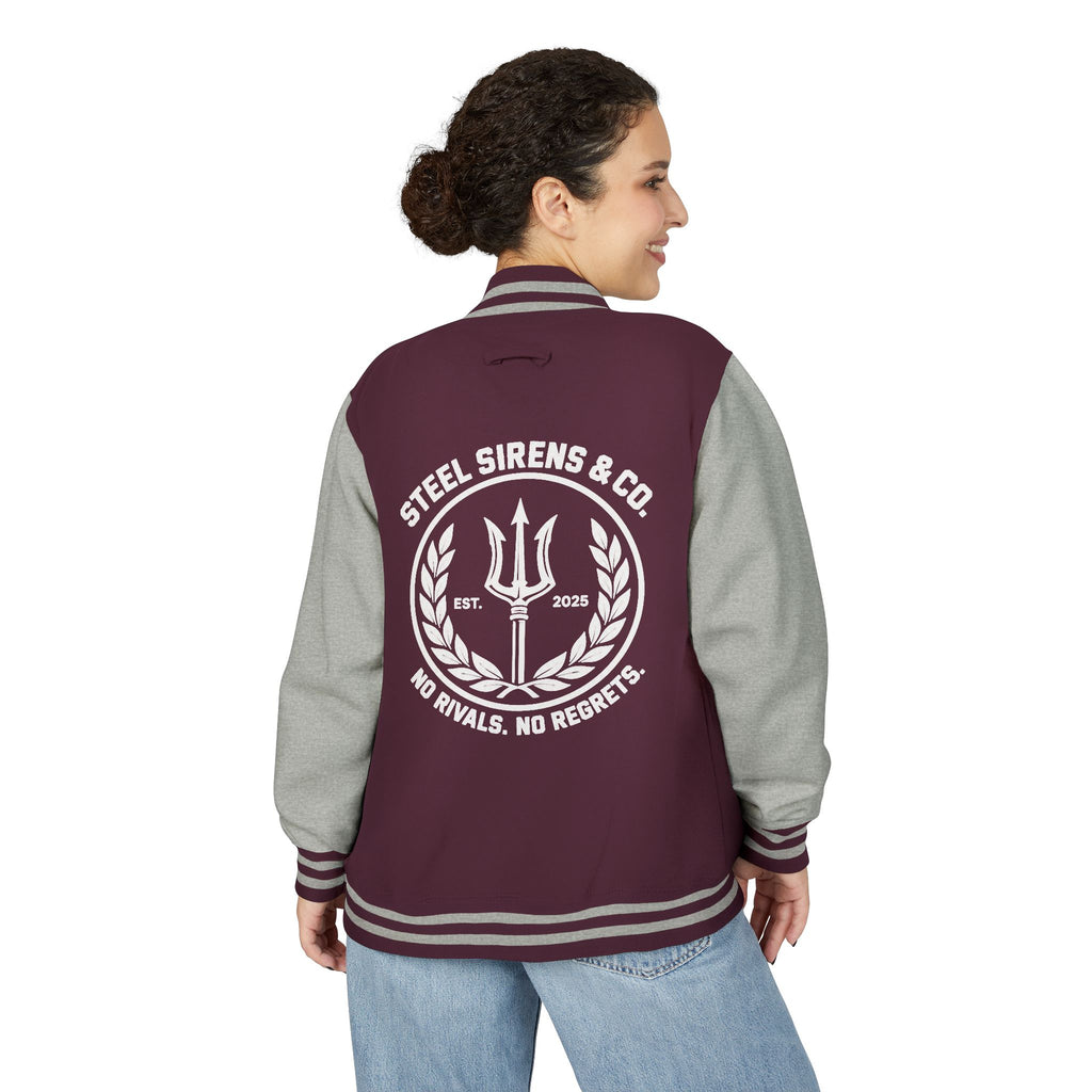 Letterman Jacket — Steel Sirens Crest Varsity Jacket