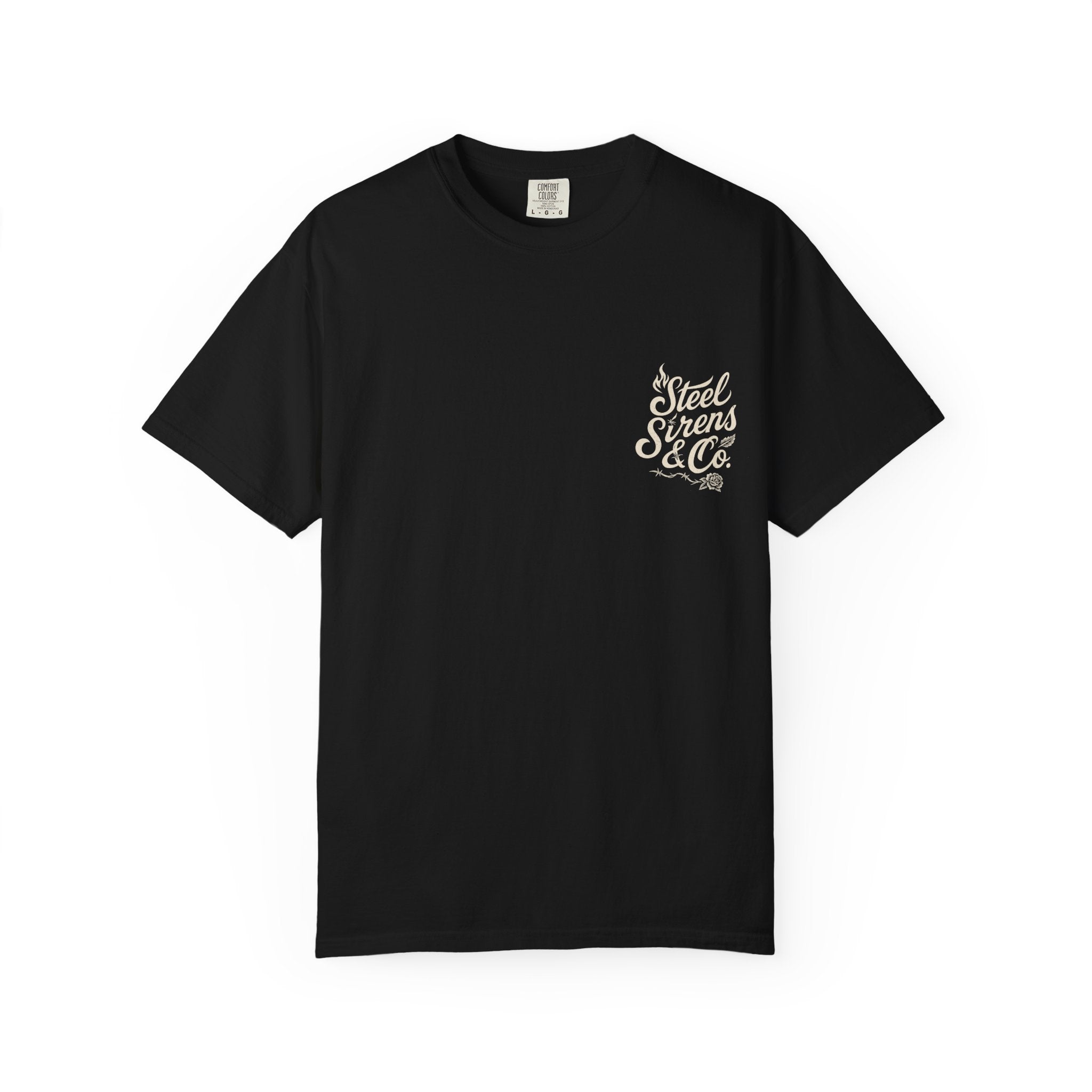 Built to Rise Graphic T-Shirt — Steel Sirens Co. Chest Logo