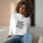 Burn & Bloom Crop Hoodie