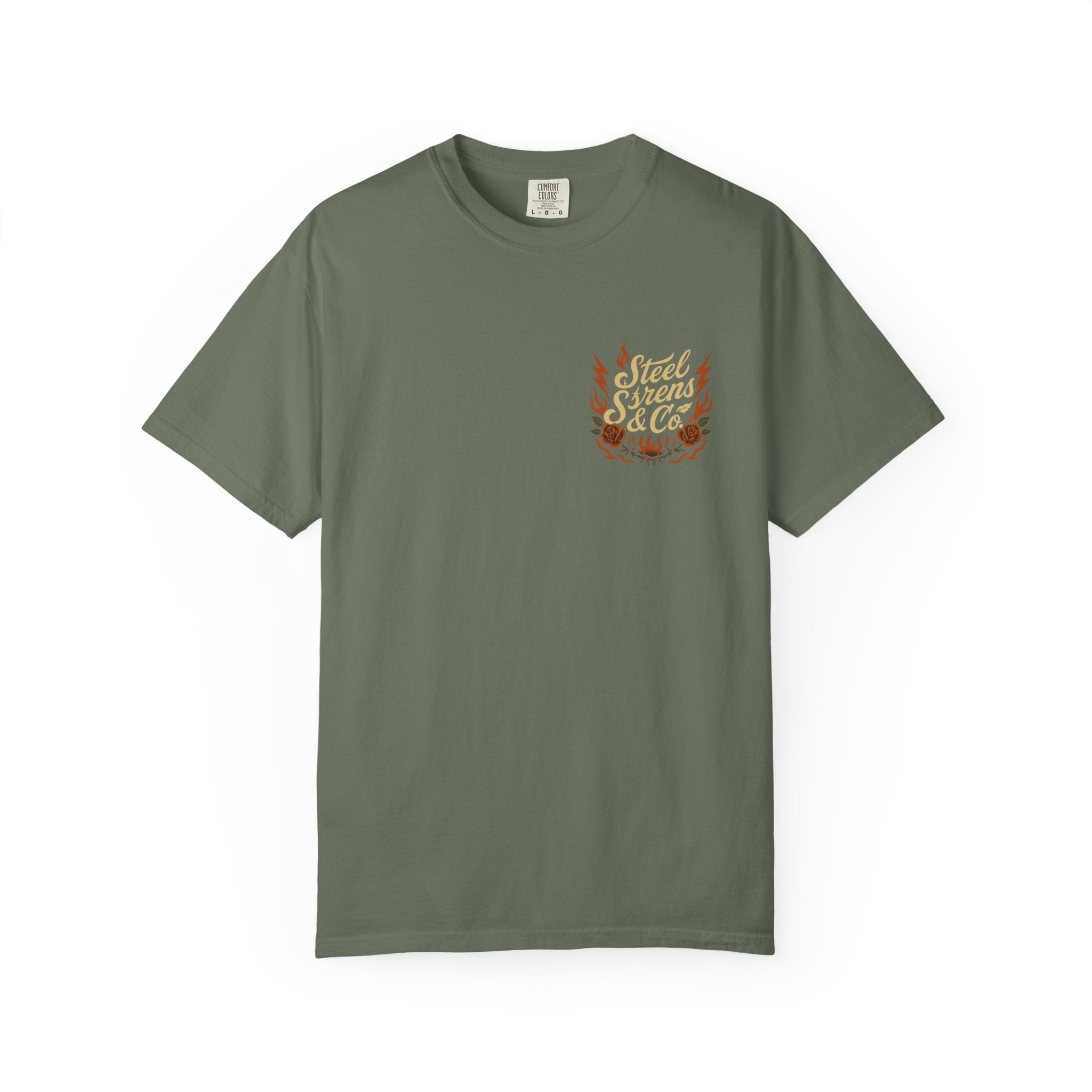 Leo Born, Fire Forged Garment-Dyed T-shirt