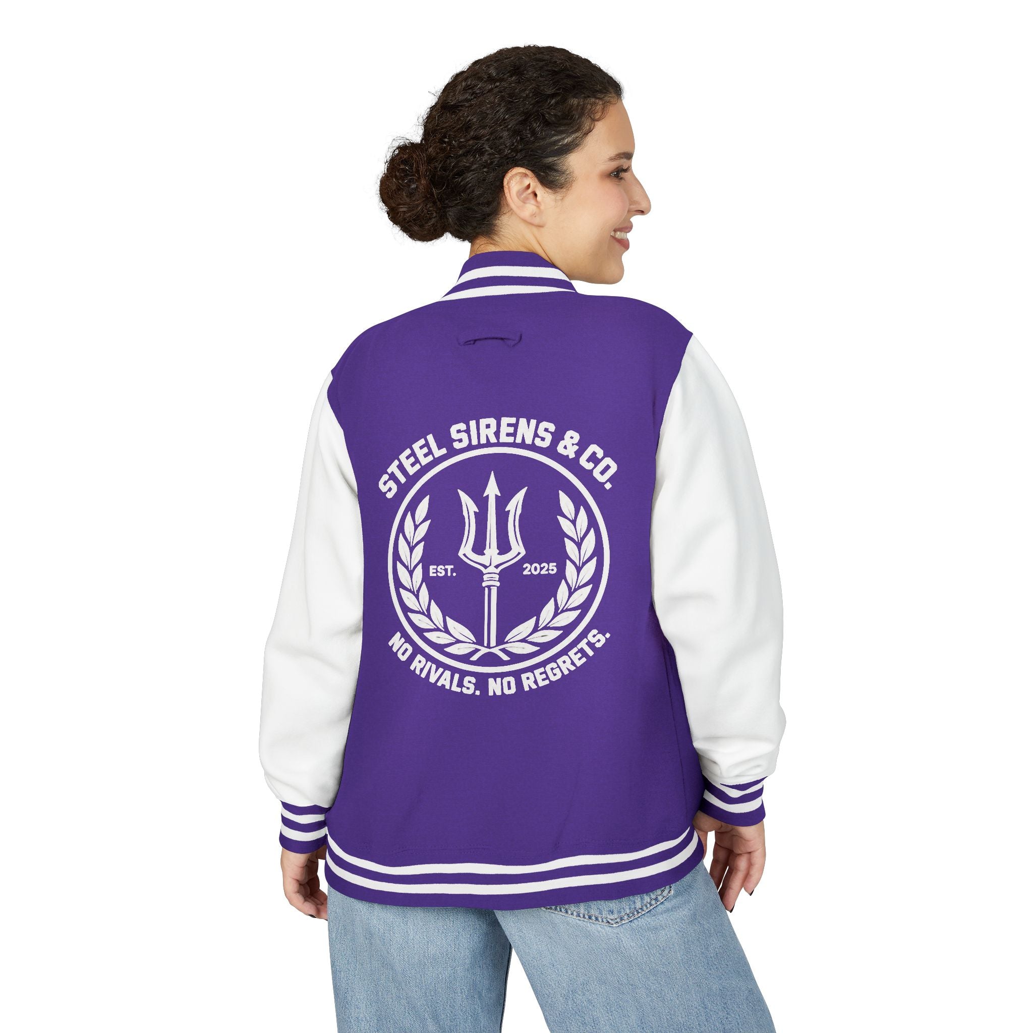 Letterman Jacket — Steel Sirens Crest Varsity Jacket